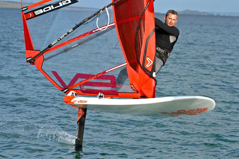 Windfoiling - Takapuna Beach - October 2018 - photo © Richard Gladwell