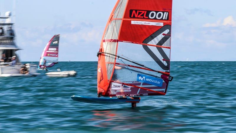 NZ Windfoiler National Championships - March 13-15, 2020 - Manly Sailing Club photo copyright Adam Mustill taken at Manly Sailing Club and featuring the Windsurfing class