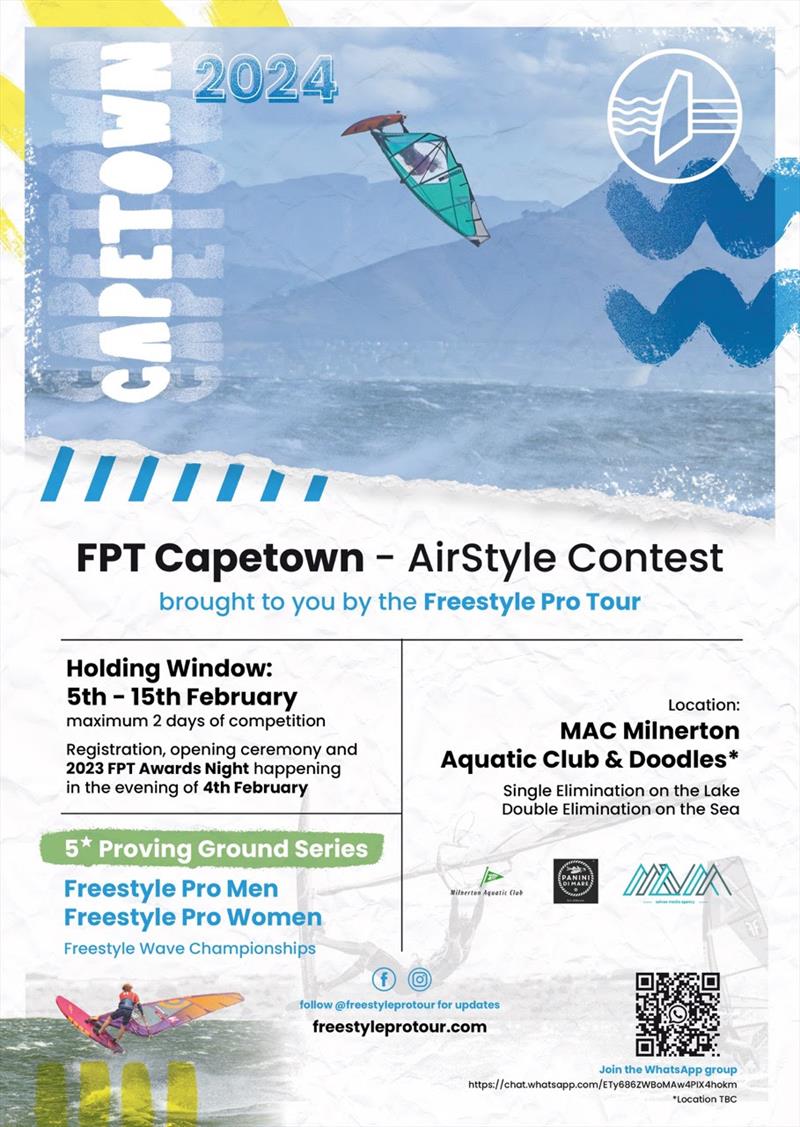 2024 FPT Cape Town AirStyle Contest photo copyright Freestyle Pro Tour taken at  and featuring the Windsurfing class