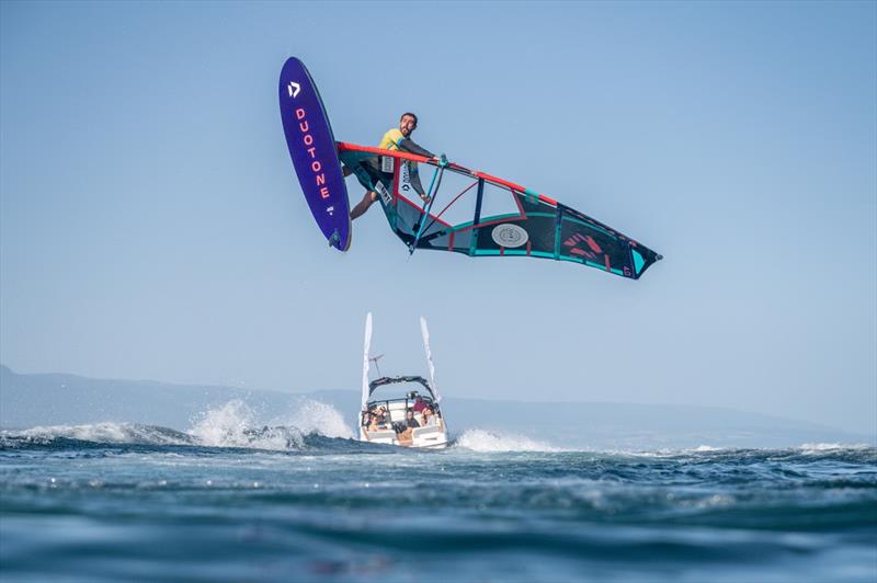 The EFPT Geneva once again saw Tow-in taken to new heights photo copyright Freestyle Pro Tour taken at  and featuring the Windsurfing class