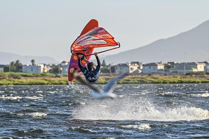 2023 Champion Lennart Neubauer was steadily climbing up the ladder - 2024 FPT Cape Town photo copyright PROtography Official taken at  and featuring the Windsurfing class