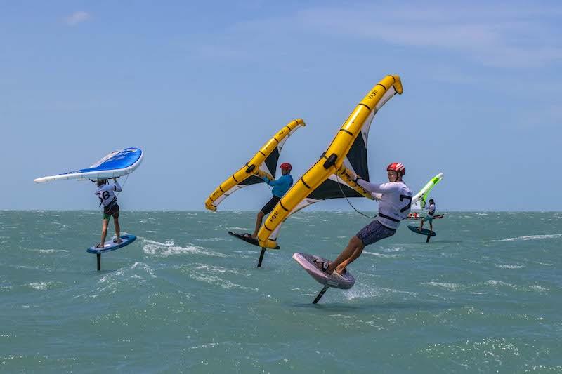Anyone can still win this regatta, thanks to the Golden Ticket opportunity - 2023 WingFoil Racing World Cup Brazil - photo © IWSA media