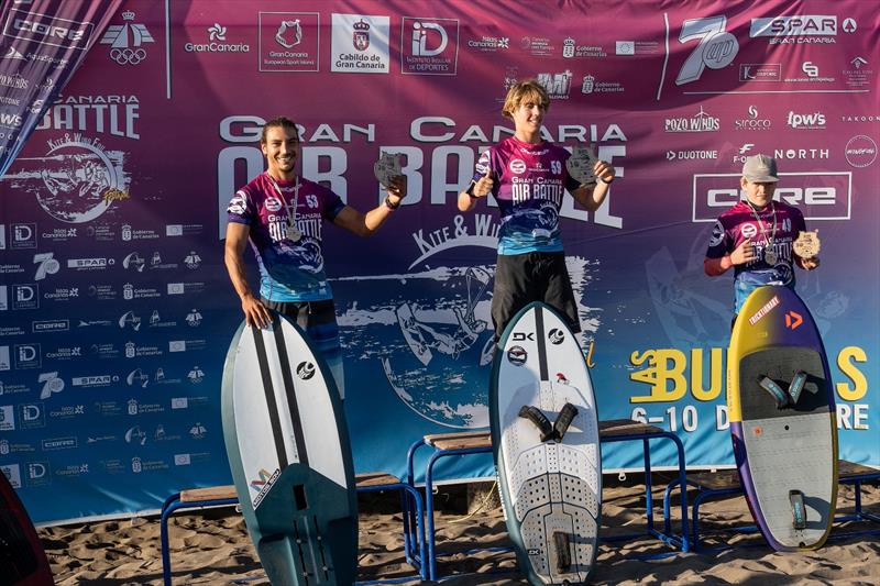 Men's podium Surf-Freestyle photo copyright Florian Kiefer taken at  and featuring the Wing Foil class
