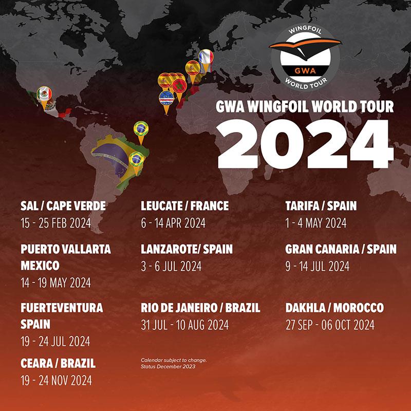 2024 GWA Wingfoil World Tour photo copyright GWA Wingfoil World Tour taken at  and featuring the Wing Foil class