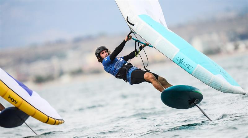Julien Rattotti was the early user of double skin wings photo copyright IWSA media / Robert Hajduk taken at  and featuring the Wing Foil class