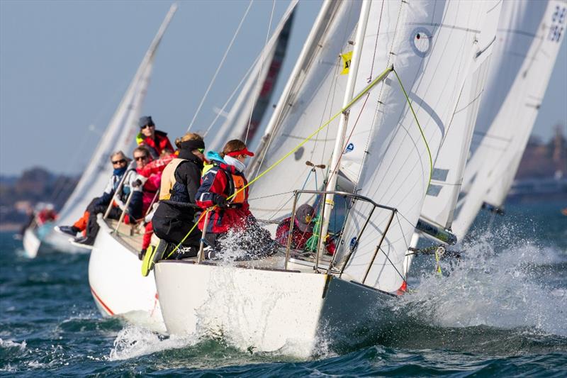 Gridlock leading the way in Division 2 - 2019 Australian Women's Keelboat Regatta photo copyright Bruno Cocozza / AWKR taken at Royal Melbourne Yacht Squadron and featuring the Young 88 class