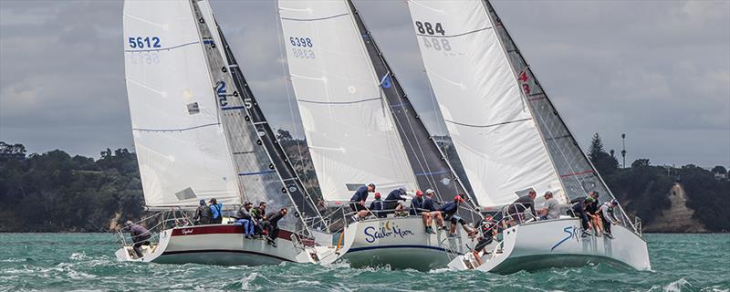 Racing in the 2019 Young 88 Nationals photo copyright Young 88 Class taken at Royal New Zealand Yacht Squadron and featuring the Young 88 class