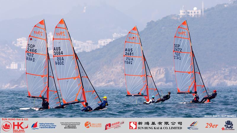 Sun Hung Kai & Co Kong Kong Raceweek 2026. 29ers test the waters - photo © RHKYC / Guy Nowell