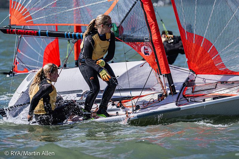 29ers at the 2026 RYA Youth Nationals - photo © RYA / Martin Allen