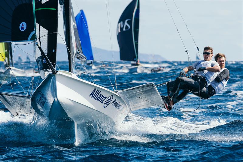 49er & 49erFX and Nacra 17 World Championships, day 6 photo copyright Sailing Energy taken at  and featuring the 49er class