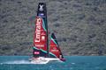 Emirates Team New Zealand return from a two boat training session - AC40 - Auckland - January 28, 2026