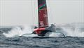 Emirates Team New Zealand, Day 53 of AC75 (B2), Sailing day with Te Rehutai in Barcelona. - 23October2023. 37th America's Cup Recon