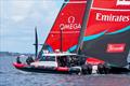 Plenty on board the support tender - Emirates Team New Zealand -  AC75 - Day 13 - August 28, 2026