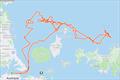 Recon boat track - Emirates  Team NZ - Sailing Day 16 - AC38 Recon - ETNZ Recon Unit - June 15, 2026 - Hauraki Gulf, NZ