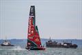 Emirates Team NZ closes out its Saturday session - Day 18 -  August 8, 2026 - Auckland, NZ