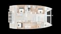 Lagoon 47 layout - Bunkbeds