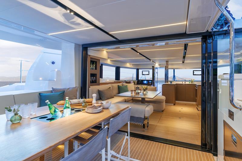 Leopard 52 - Aft Cockpit photo copyright Leopard Catamarans taken at  and featuring the Catamaran class