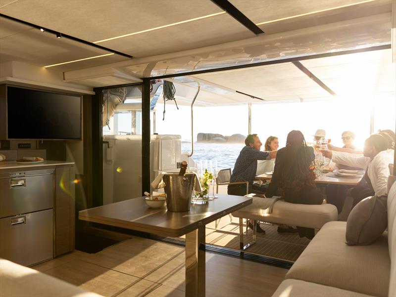 Leopard 52 - Aft Cockpit photo copyright Leopard Catamarans taken at  and featuring the Catamaran class