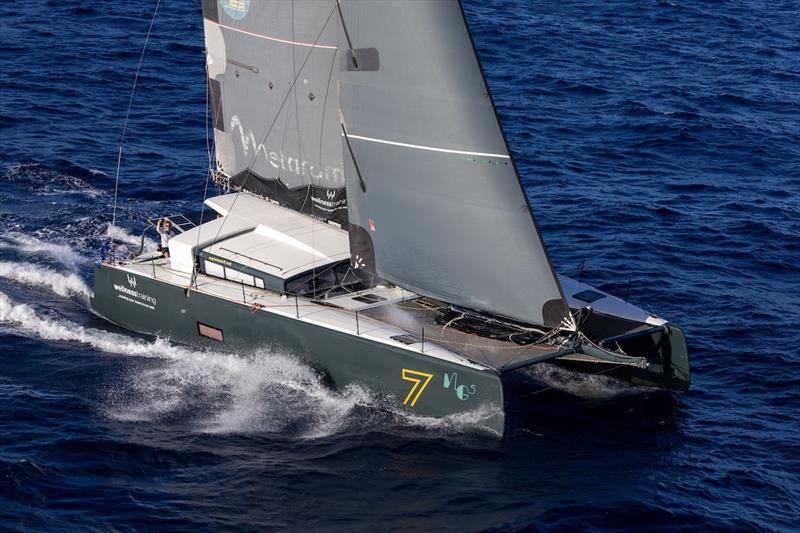 MG5 WellnessTraining photo copyright Tim Wright / RORC taken at Royal Ocean Racing Club and featuring the Catamaran class