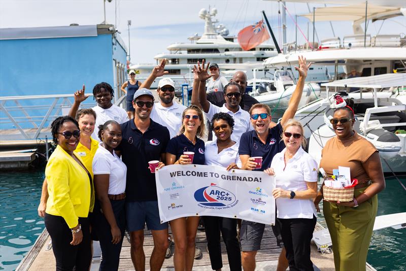 Enjoy The Silence arrives in Grenada in the ARC+ photo copyright World Cruising Club taken at  and featuring the Catamaran class
