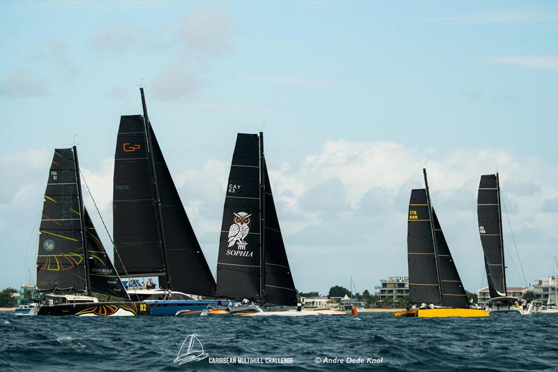 8th Caribbean Multihull Challenge Race and Rally day 3 photo copyright Andre Dede Knol taken at Sint Maarten Yacht Club and featuring the Catamaran class