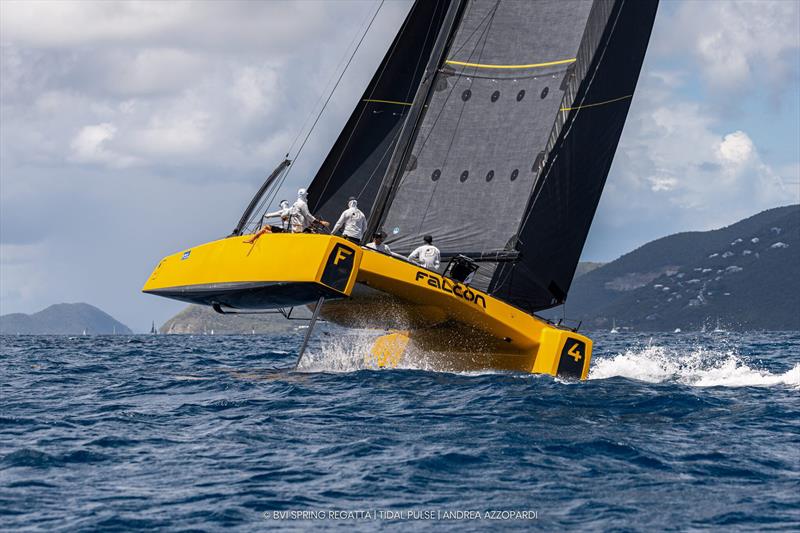 Mount Gay Race Day - 2026 BVI Spring Regatta & Sailing Festival photo copyright Tidal Pulse / Andrea Azzopardi taken at Royal BVI Yacht Club and featuring the Catamaran class