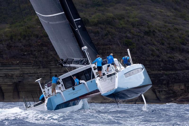 Antigua Racing Cup: HH66 catamaran Lee Overlay Partners III  photo copyright Paul Wyeth / www.pwpictures.com taken at  and featuring the Catamaran class