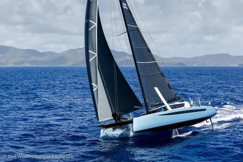 Antigua Racing Cup 2026 Day 1 - Adrian Lee's HH66 Catamaran Lee Overlay Partners III photo copyright Paul Wyeth / Antigua Racing Cup taken at  and featuring the Catamaran class