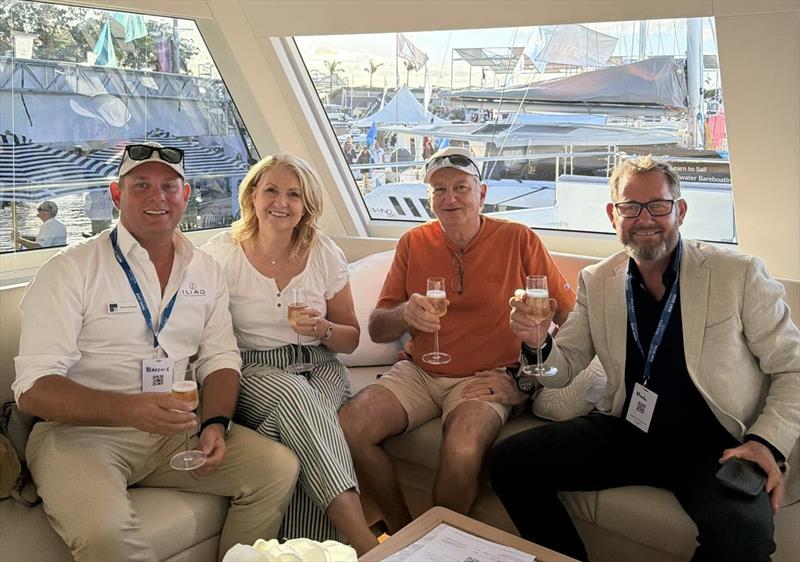 ILIAD Catamarans celebrated a strong result from the 2026 Sanctuary Cove International Boat Show with two orders on the ILIAD 53F and additional orders expected to be finalised in following weeks photo copyright ILIAD Catamarans taken at  and featuring the Catamaran class
