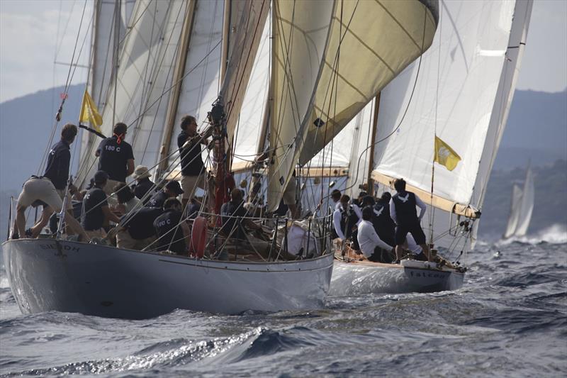 Les Voiles de Saint-Tropez 2025 Day 5 photo copyright Eugenia Bakunova taken at Société Nautique de Saint-Tropez and featuring the Classic Yachts class