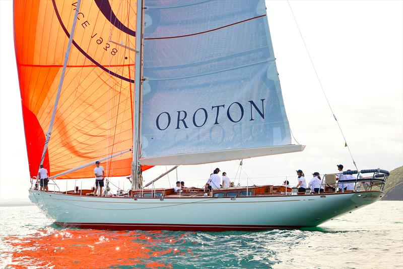 Oroton Drumfire on day 1 of the 2026 Sail Port Stephens Super Series - photo © Promocean Media