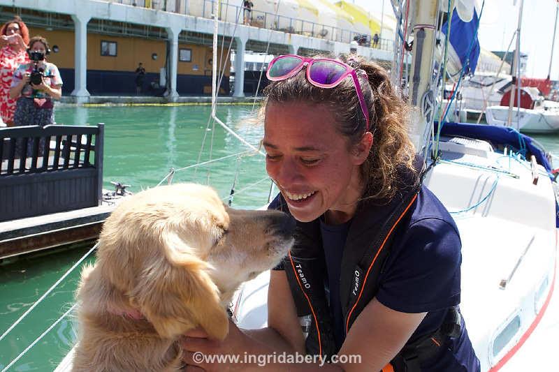 Jazz Turner completes Project FEAR - her solo, unassisted, circumnavigation of the British Isles & Ireland - photo © Ingrid Abery / www.ingridabery.com