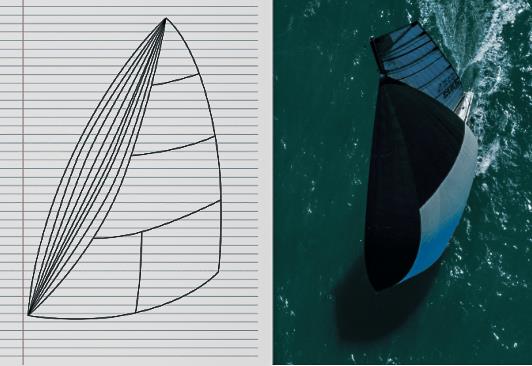 Structured Luff sails started as a rough design concept and two year later won the Maxi 72 Europeans - photo © Doyle Sails