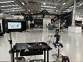 Image of Black Foils new F50 in the SailGP Technologies facility in Southampton, UK
