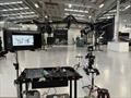 Image of Black Foils new F50 in the SailGP Technologies facility in Southampton, UK