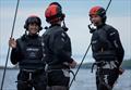 Blair Tuke, Peter Burling and Leonard Takahashi - Black Foils SailGP Team - Practice session - Canada Sail Grand Prix  - Halifax, Canada - June 18, 2026