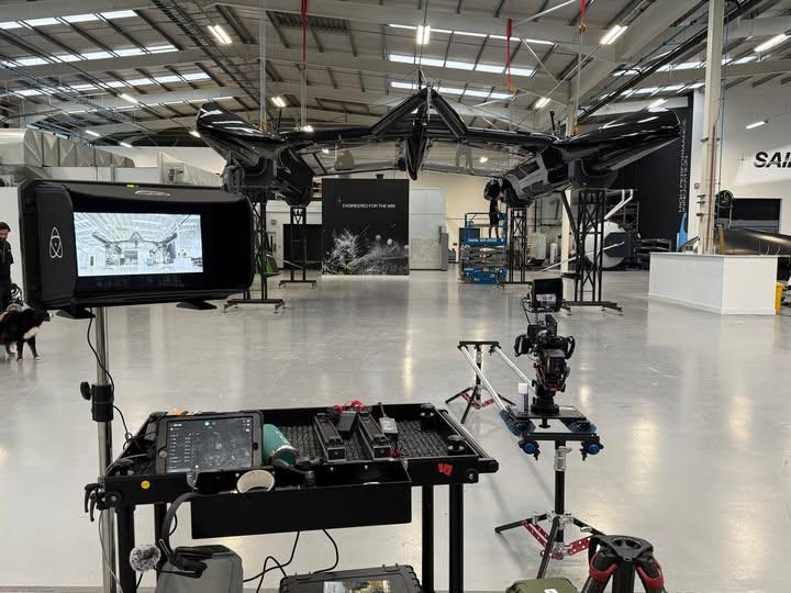 Image of Black Foils new F50 in the SailGP Technologies facility in Southampton, UK photo copyright Russell Coutts taken at Royal New Zealand Yacht Squadron and featuring the F50 class