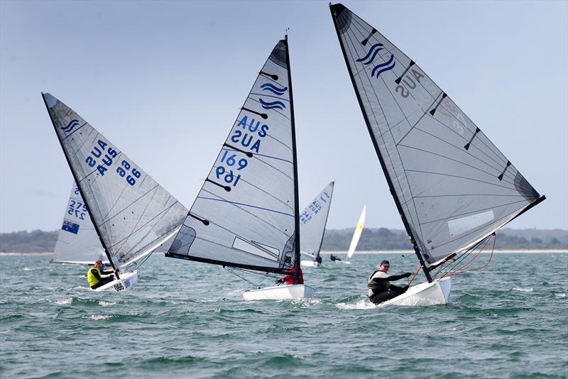 James Bevis (Finn 37) on Day 3 of the 2026 Sail Port Stephens Super Series - photo © Promocean Media