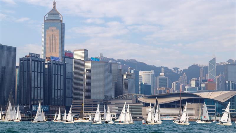 Sun Hung Kai & Co. Around the Island Race 2025 photo copyright RHKYC / Guy Nowell taken at Royal Hong Kong Yacht Club and featuring the Flying Fifteen class