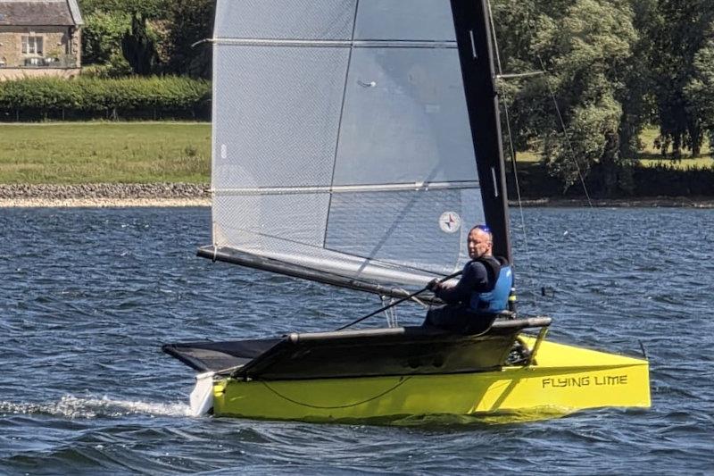Phil Henry wins overall, in his Prowler - International Moth Lowrider UK Nationals at Rutland - photo © Adam Pettit