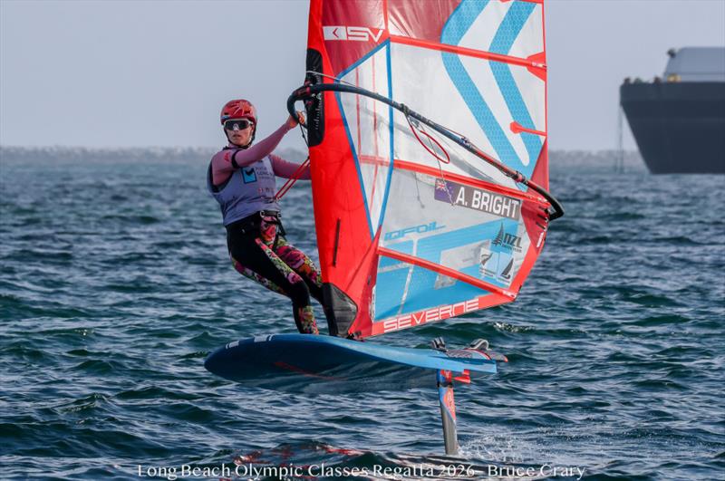 Aimee Bright - iQFoil - Long Beach Olympic Regatta - Long Beach, LA - July 17, 2026 - photo © Bruce Crary