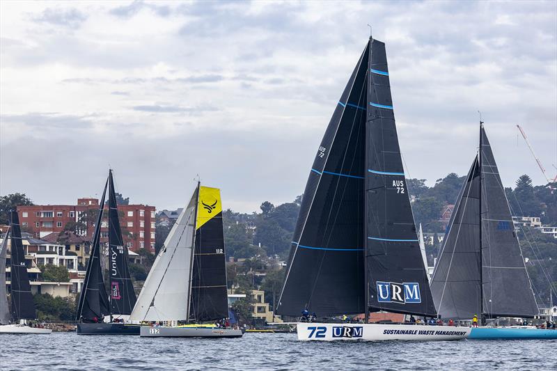 Voltstar Yeah Baby and URM Group at the Start of the 2024 Noakes Sydney Gold Coast Yacht Race - photo © Andrea Francolini