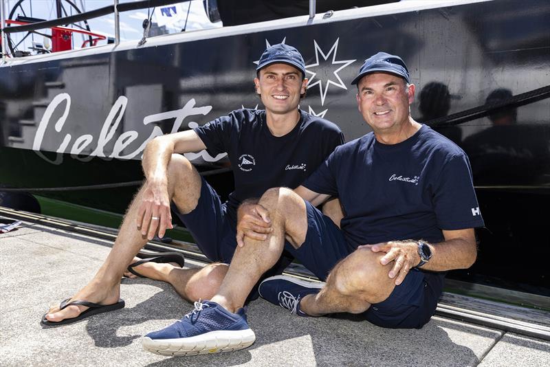 Sam Haynes (right) and his son William - Rolex Sydney Hobart Yacht Race - photo © Andrea Francolini | ROLEX