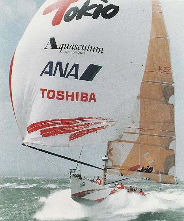 Sending the VO60, Tokio photo copyright kospictures.com taken at  and featuring the IRC class