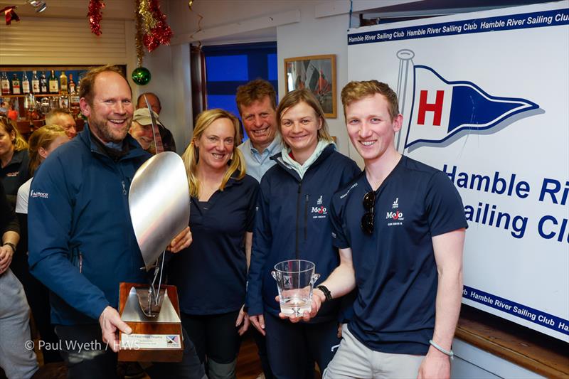 Mojo Risin wins The Paul Heys Trophy - Hamble Winter Series 2025 Race Week 8 - photo © Paul Wyeth / www.pwpictures.com