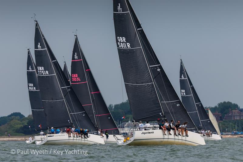 J/111 UK Nationals racing - photo © Paul Wyeth / www.pwpictures.com