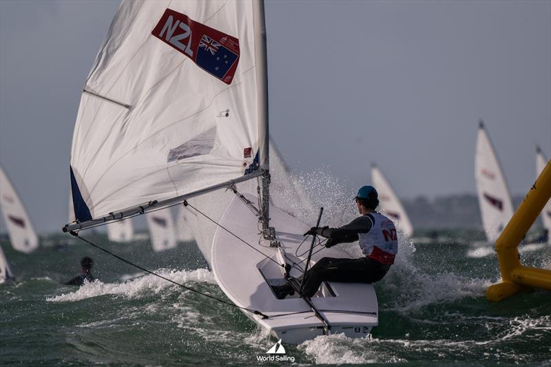 Tom Pilkington (NZL) - Day 2 - Boys ILCA 6 - Day 2 - Youth Sailing Championships - December 16, 2025 - Vilamoura - photo © Prow Media