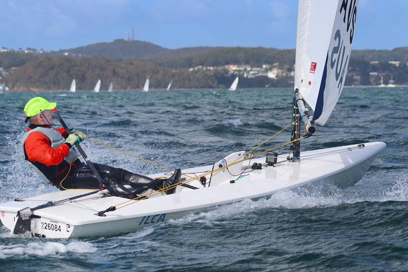 ILCA 6 on day 2 of the 2026 Sail Port Stephens Super Series - photo © Promocean Media