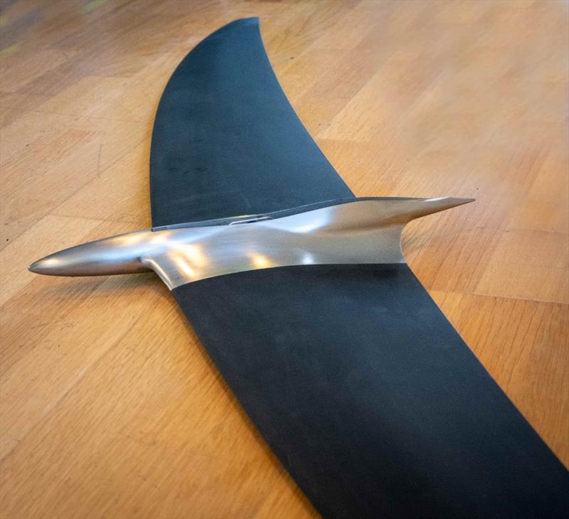 The new section is larger in area than the standard foils. - Mackay Boats - September 2025 - photo © Mackay Boats