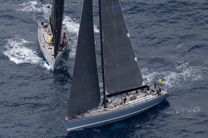 Paul Berger's Swan 80 won today's second windward-leeward in Maxi 4 - Les Voiles de Saint-Tropez 2025 Day 4 - photo © Gilles Martin-Raget / www.martin-raget.com